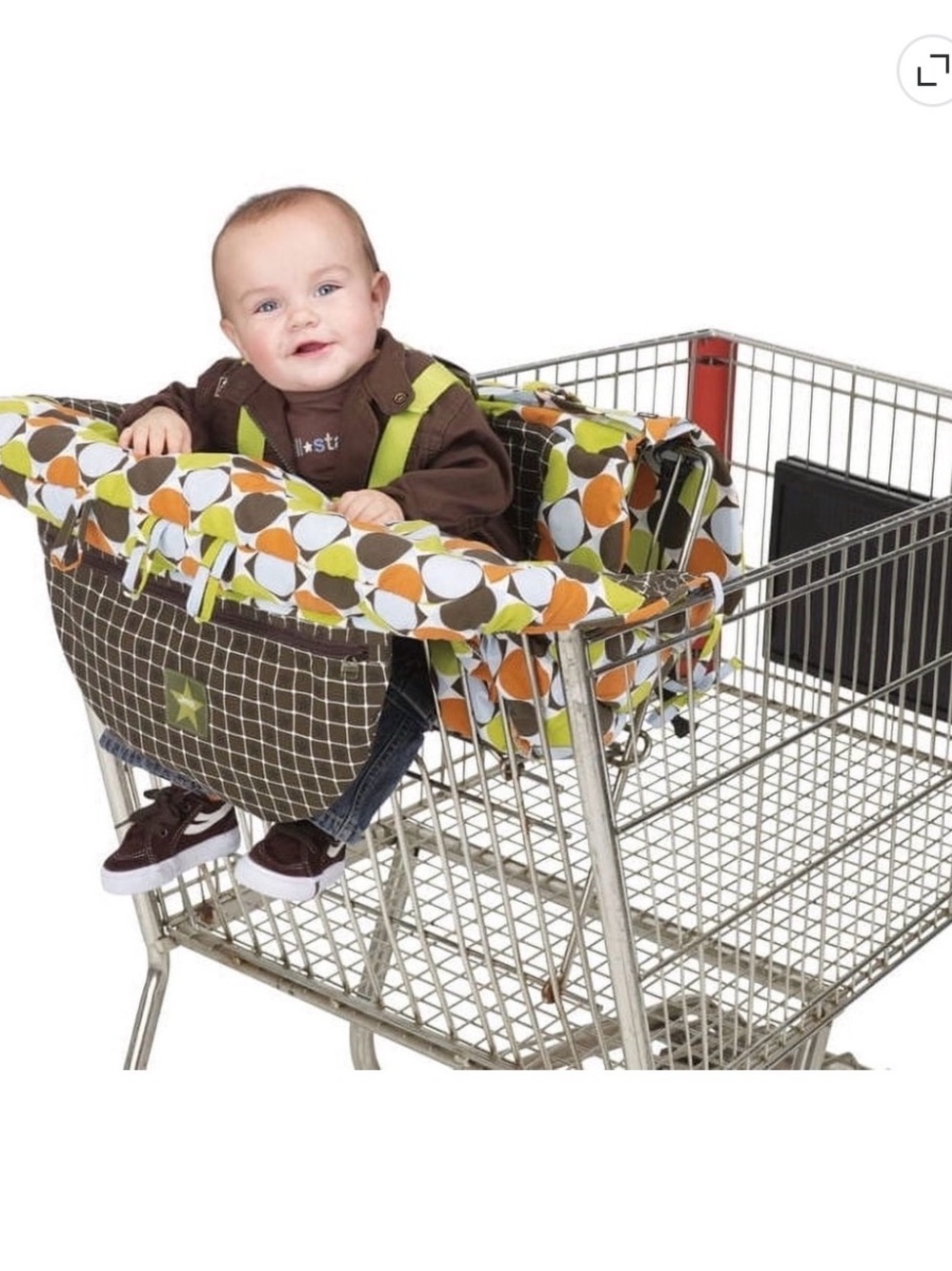 J is for Jeep Baby Shopping Cart Cover